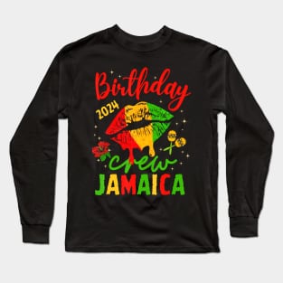 Women Birthday  Jamaica Girls Trip 2024 Party Long Sleeve T-Shirt